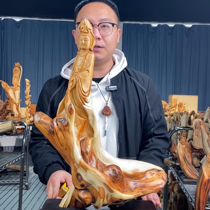 柏木（崖柏）随型摆件