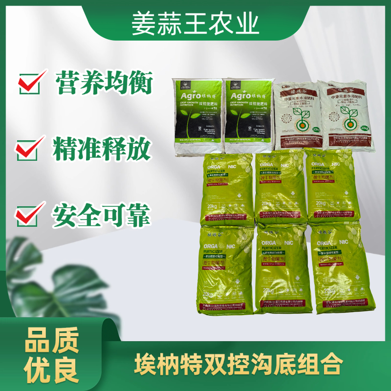 姜蒜王埃枘特双控沟底组合肥料