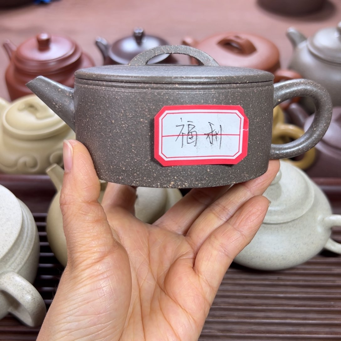 紫泥茶壶天青 汉瓦 180cc