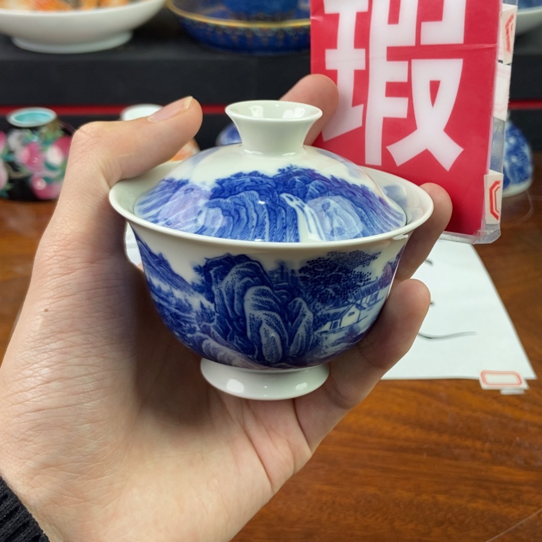 杯景德镇手绘陶瓷艺术