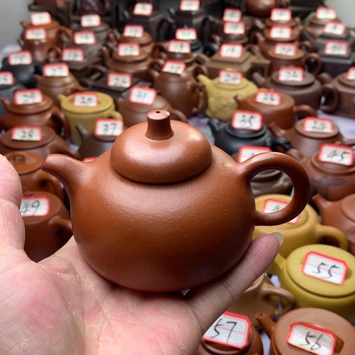 紫砂茶壶明宜兴紫砂