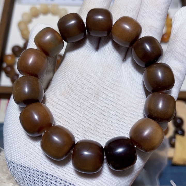 吊坠菩提根/象牙果手工干磨｜卡17桶珠瑕疵款、不退不换