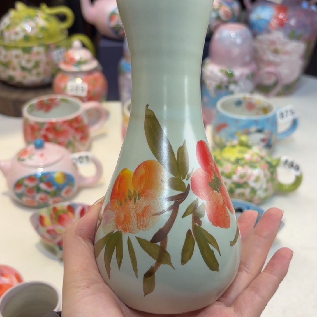 景德镇手绘高温釉下彩陶瓷茶具