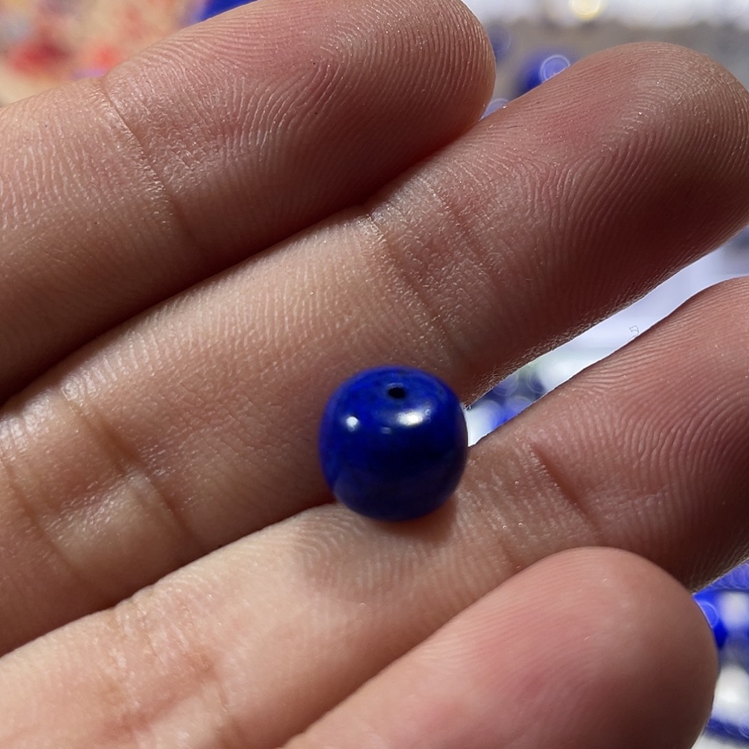 超***未镶嵌青金石老型9x8单珠
