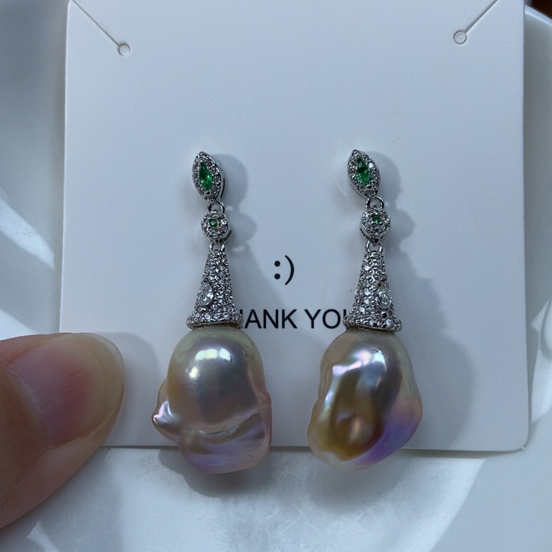 淡水珍珠耳环合金福利317