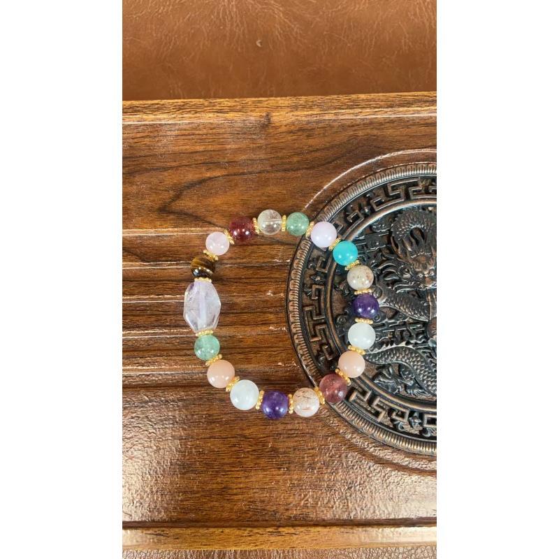 GZ2502紫超七多宝水晶饰品（礼盒+证书,多样性发其一）