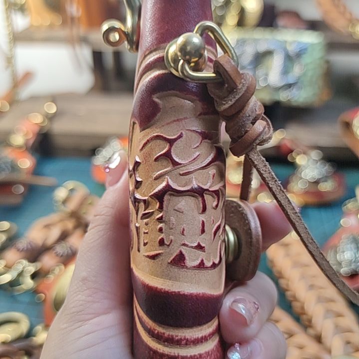 龙骨钥匙链编织款