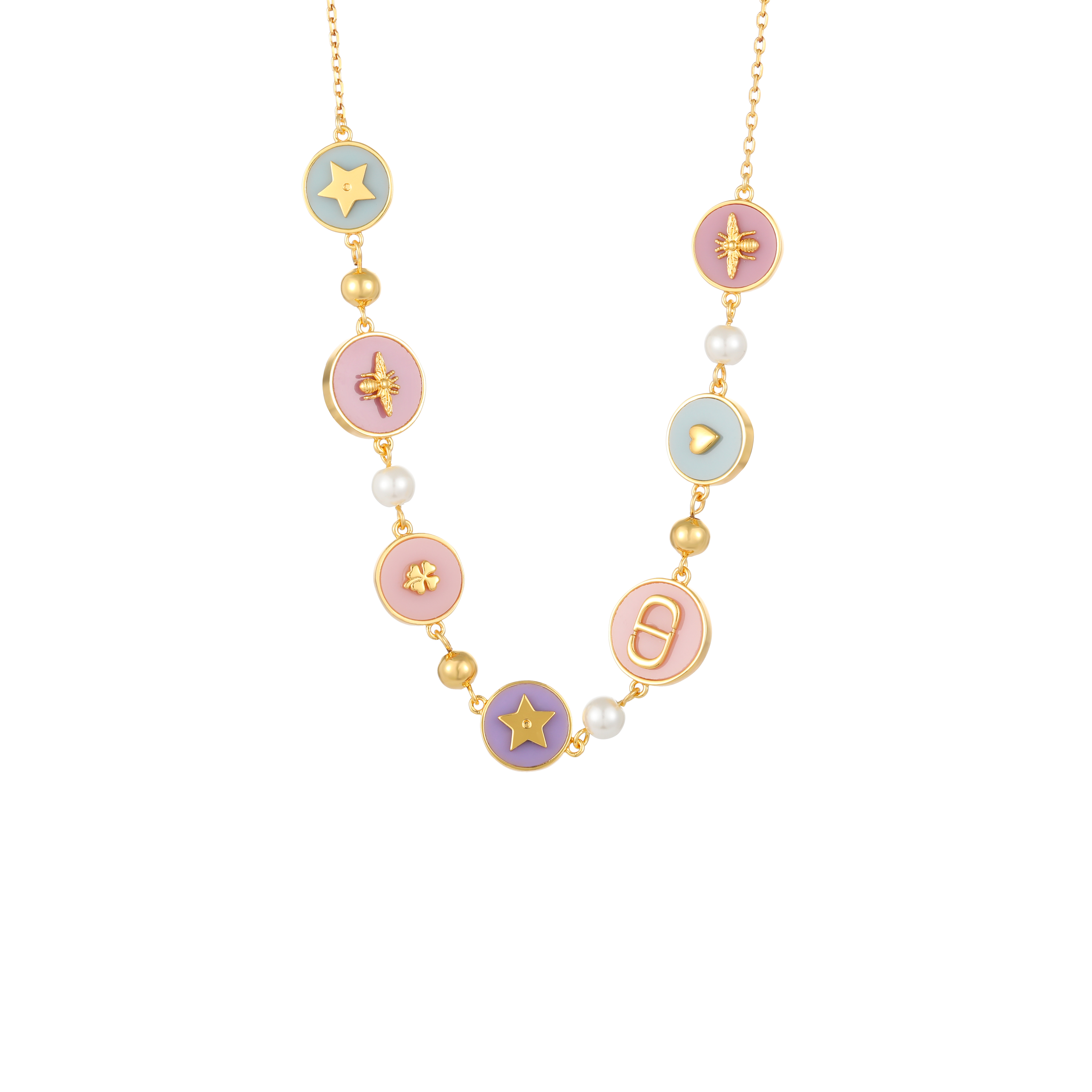 铜合金项链 CNC精工 CD时尚气质轻奢项链 4447