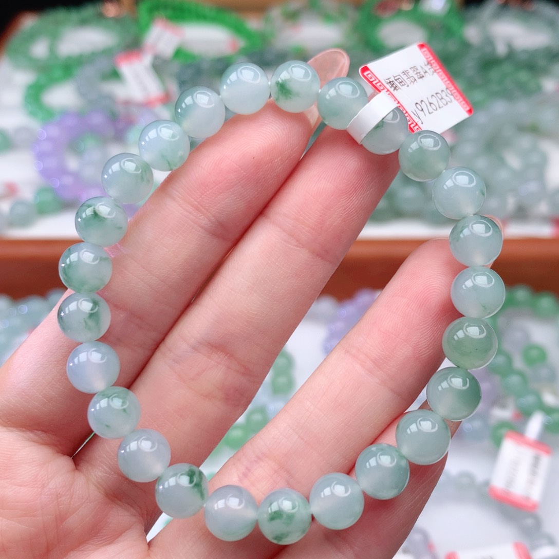 翡翠手链未镶嵌翡翠7.5mm
