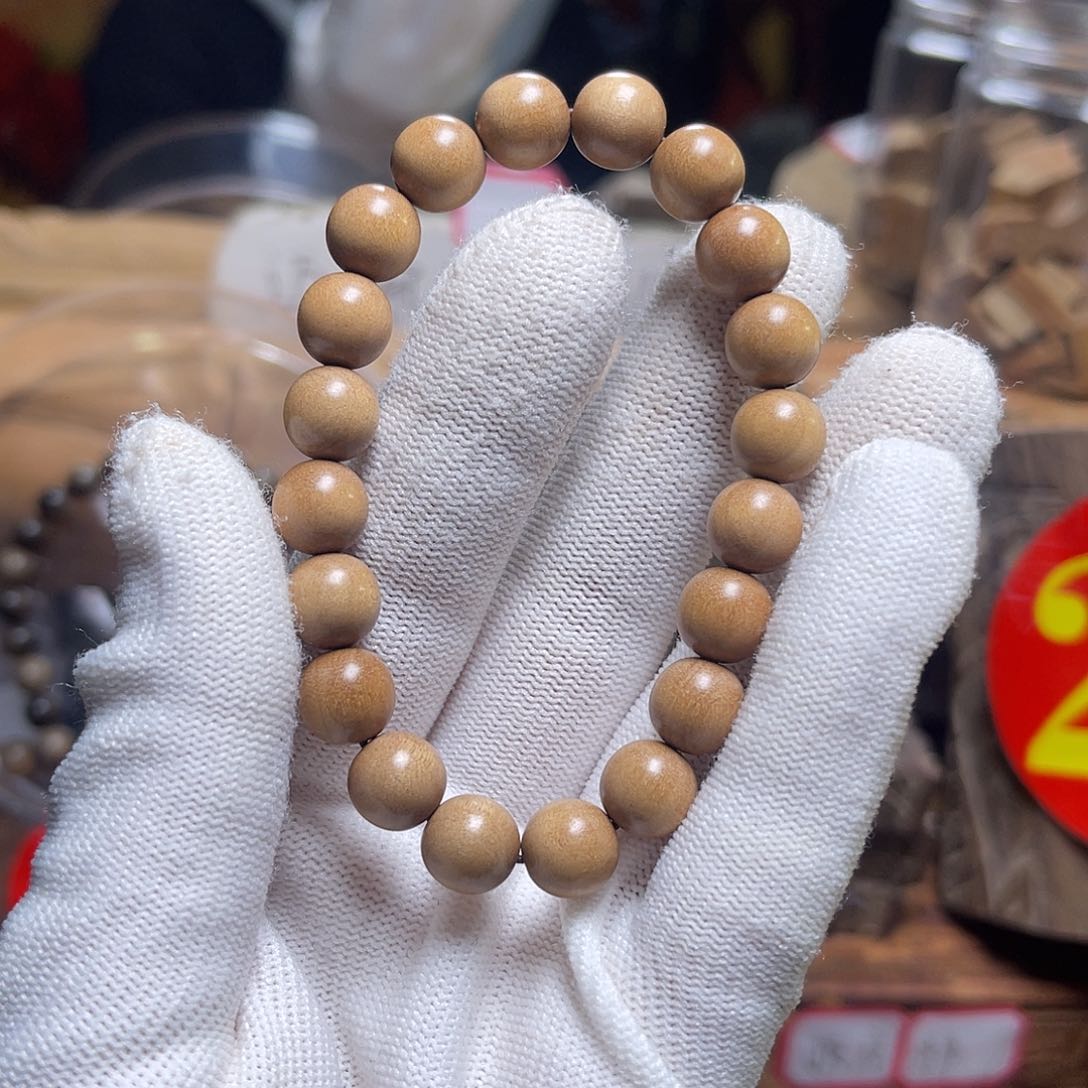 檀香木无事牌0.9单圈，奶香