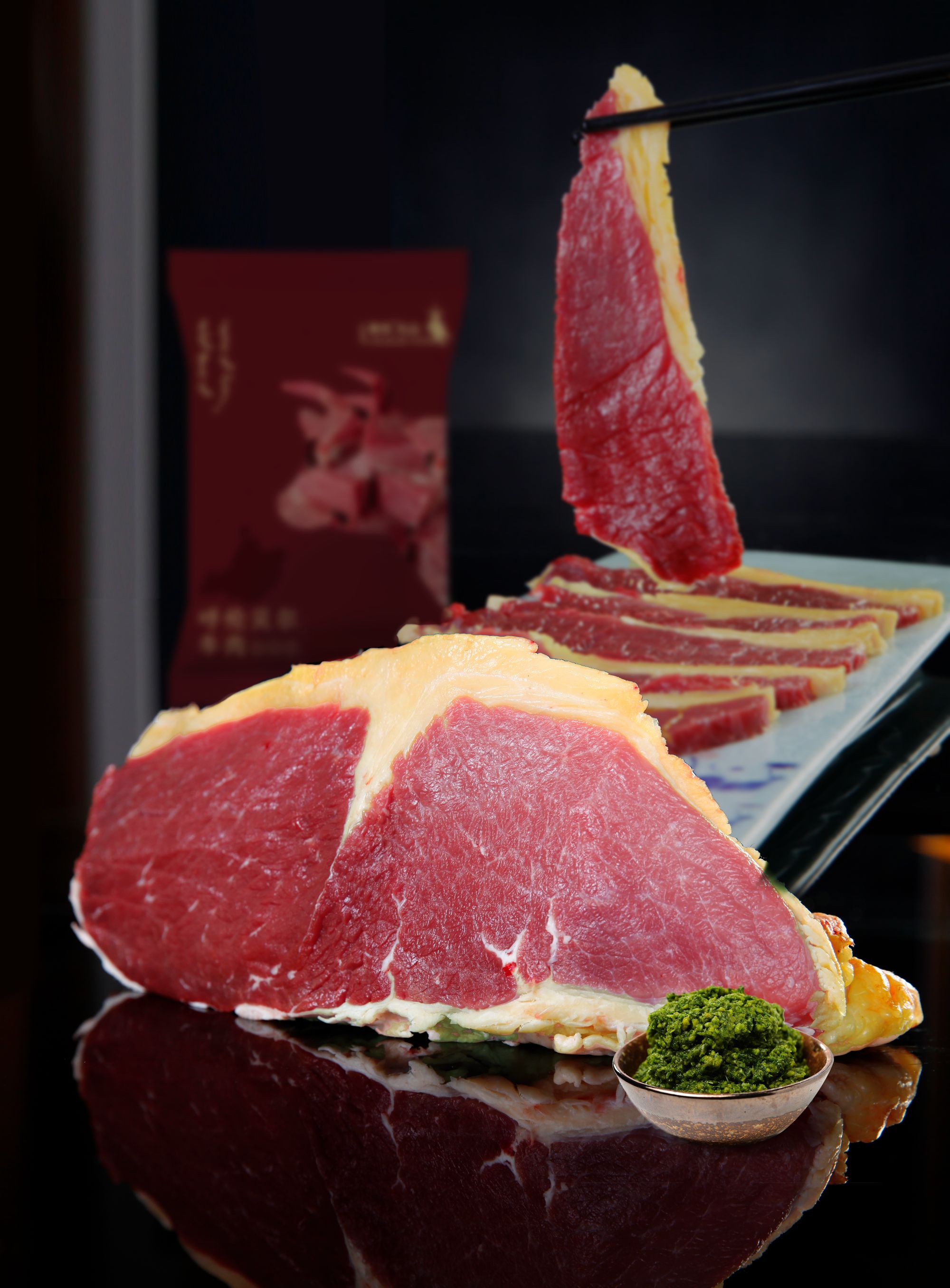 内蒙古锡盟乌珠穆沁草原黄膘牛后5斤 顺丰冷链包邮