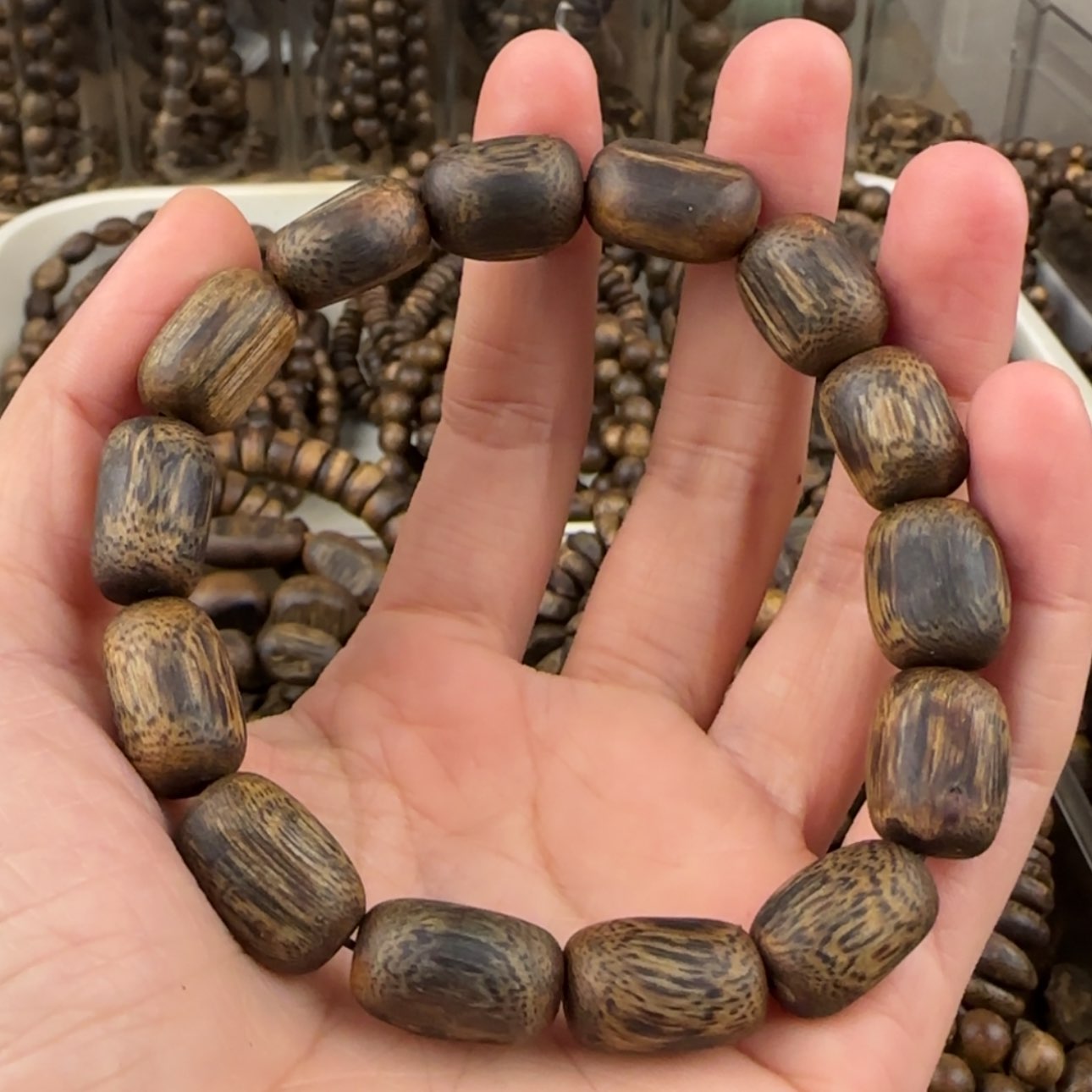 【闪购商品】沉香手串品***鱼奇楠手串11.8克