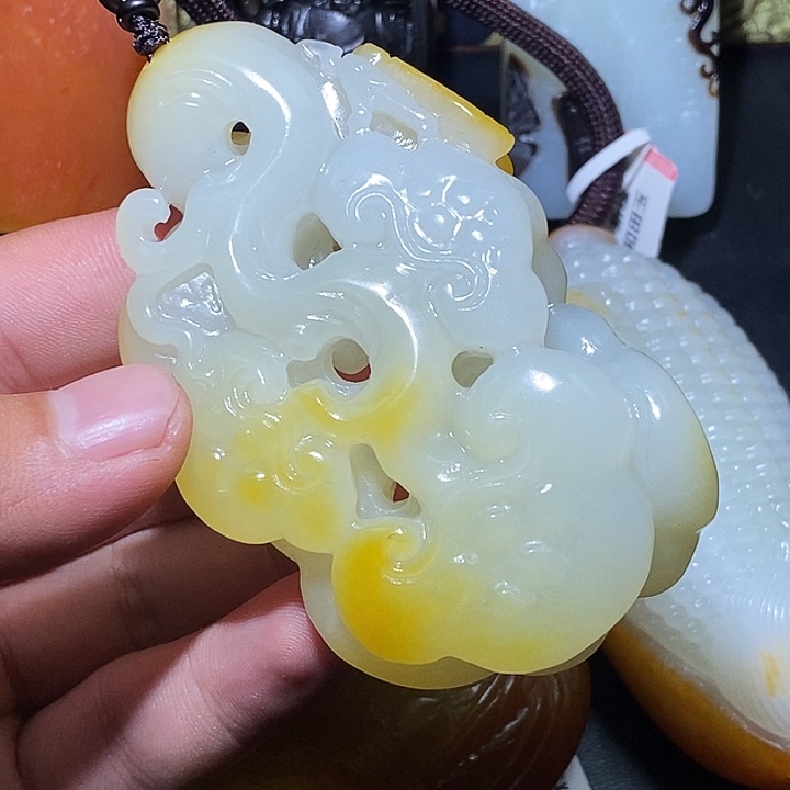 和田玉未镶嵌颈饰CC