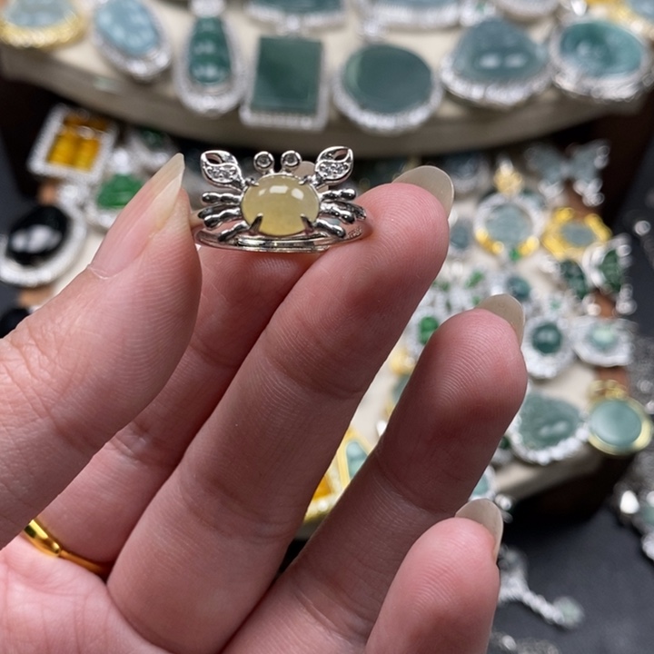 翡翠颈饰未镶嵌翡翠