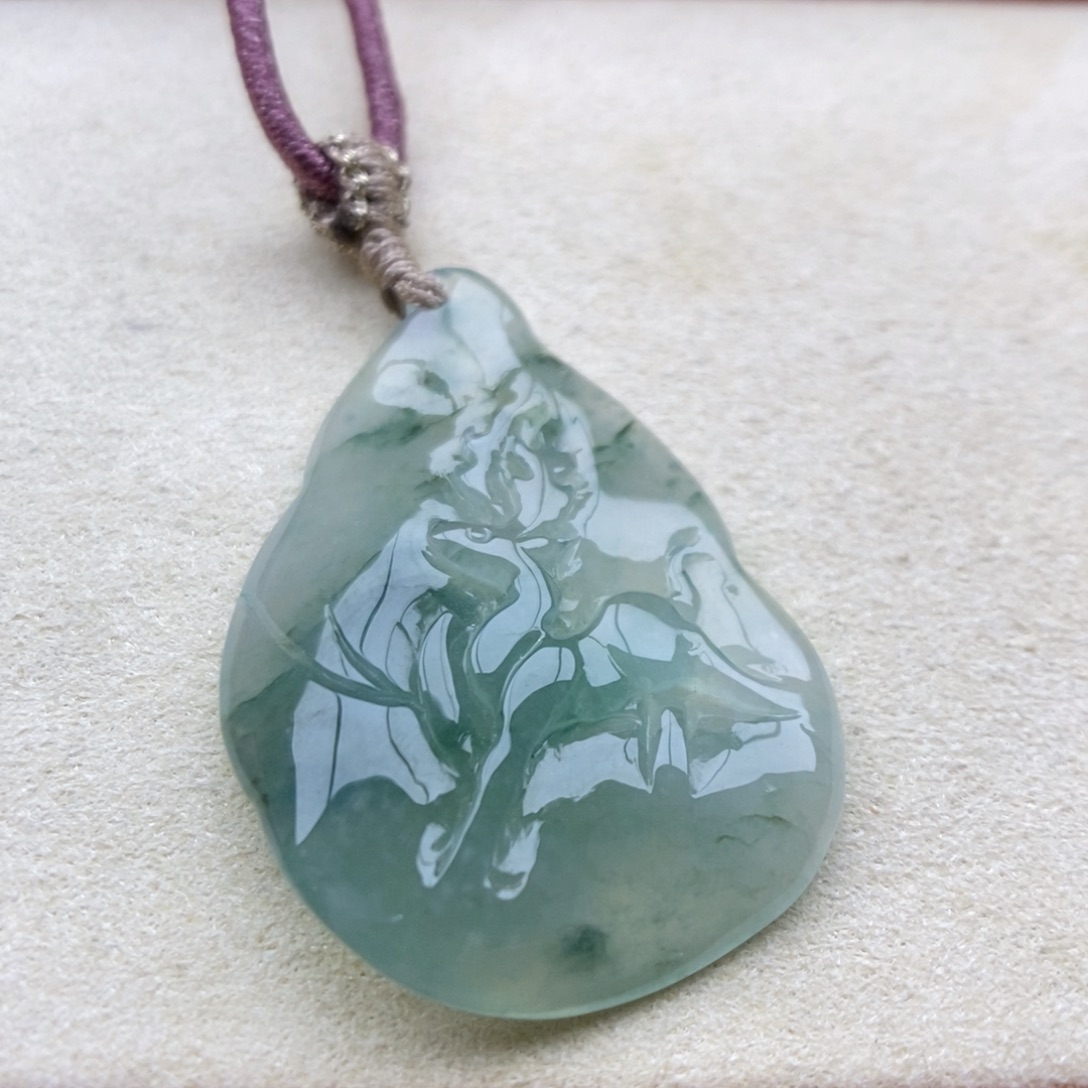 翡翠未镶嵌颈饰吊坠21