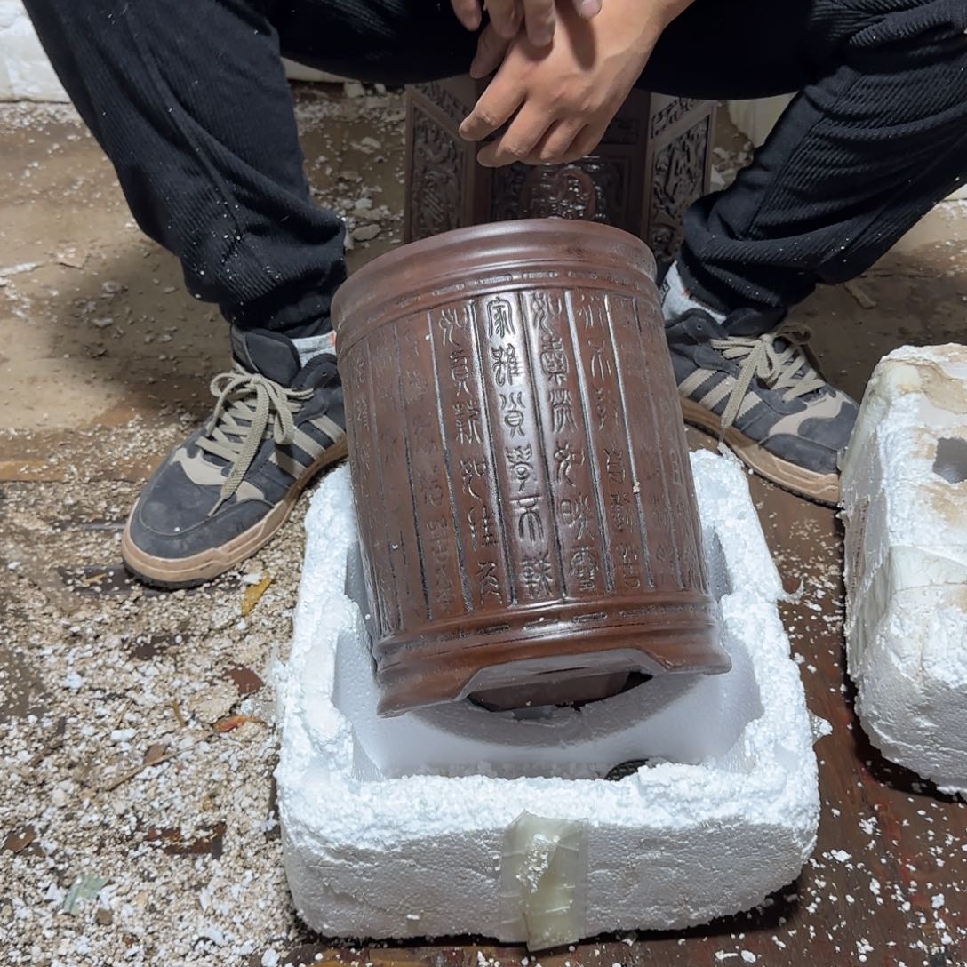 紫砂花盆口径20.25口径