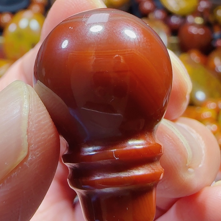 玛瑙/玉髓佛珠未镶嵌