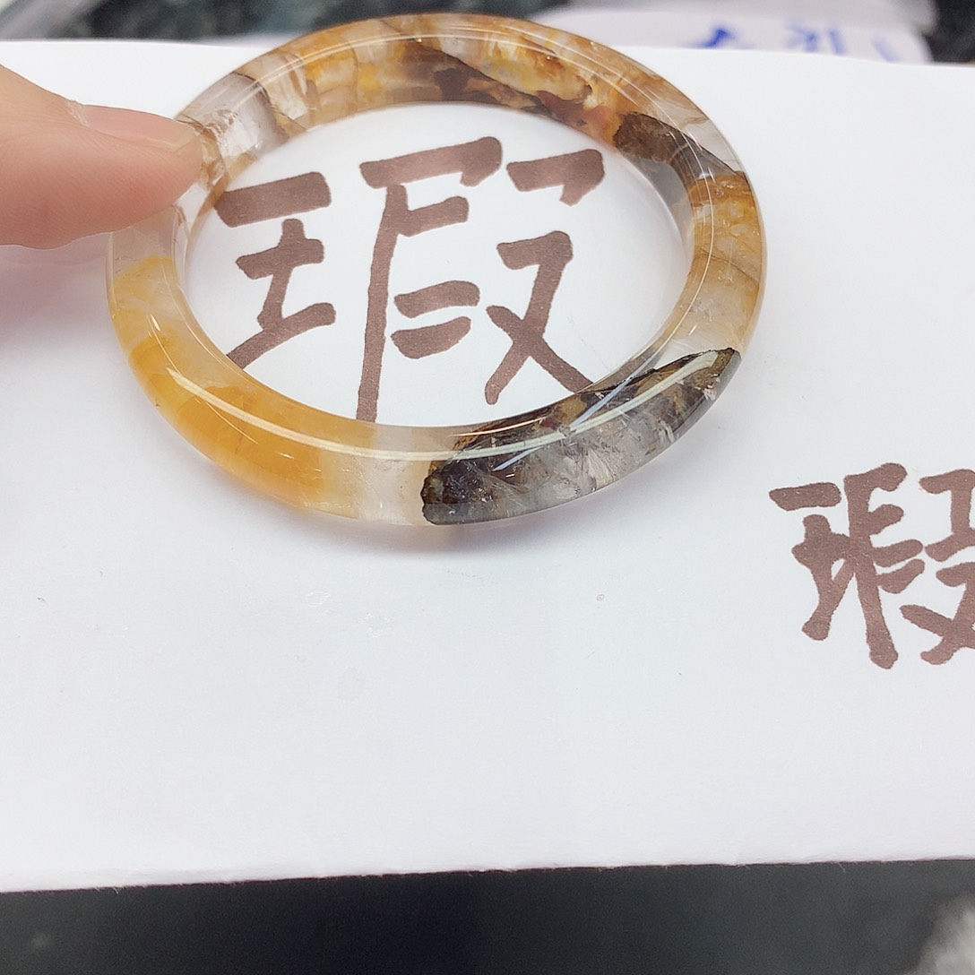 水晶手镯未镶嵌196（瑕疵5354