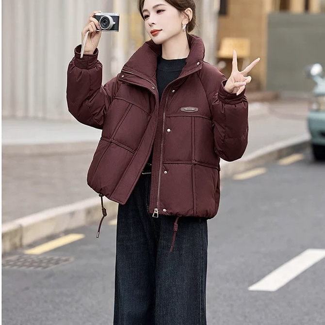 1203 新国标90绒欧货时尚设计感简约气质百搭羽绒服
