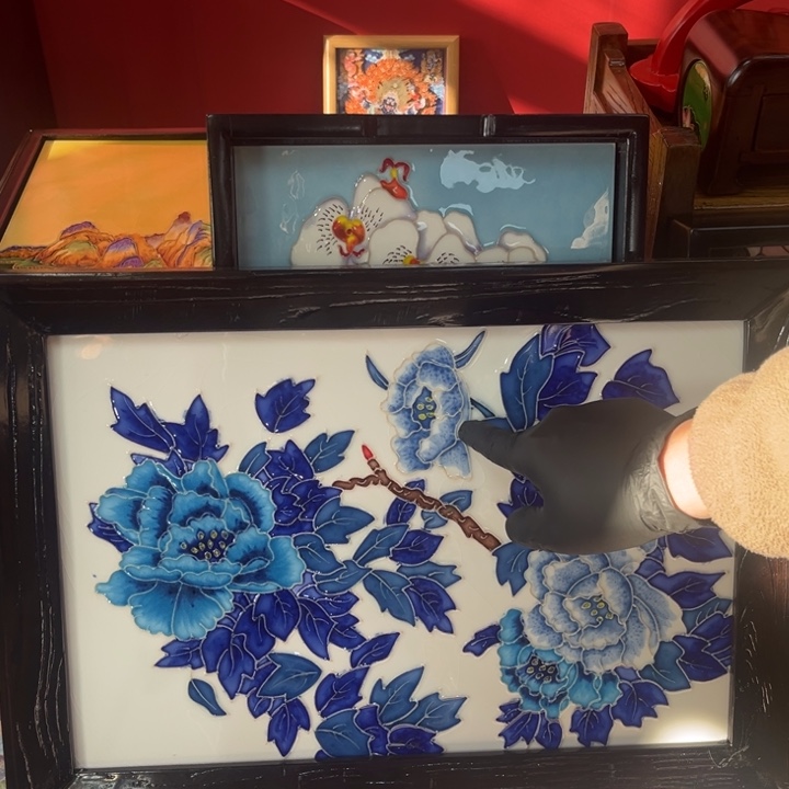 加大款瓷板画艺术作品