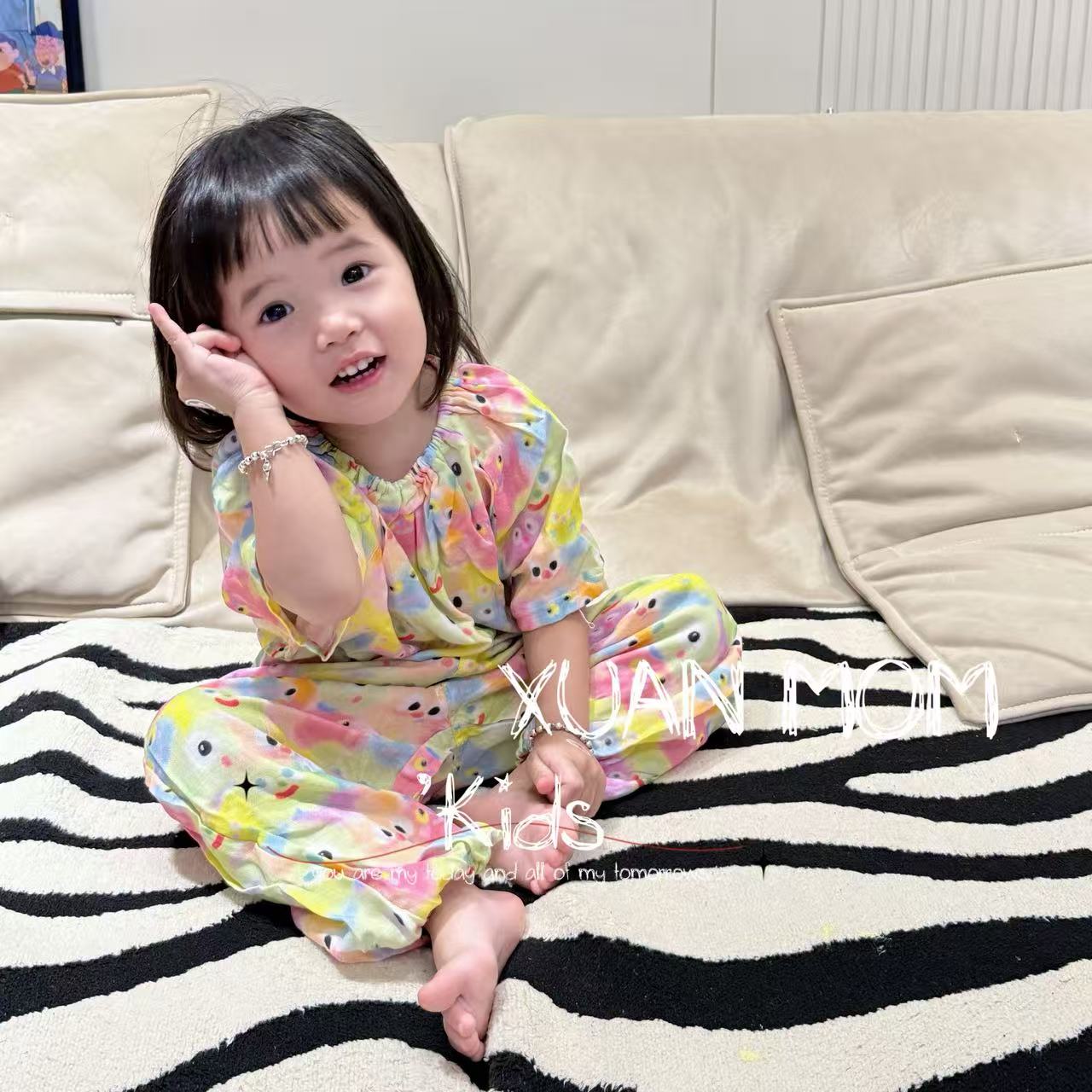 【xuan】小精灵婴幼儿家居服短袖长裤竹纤维