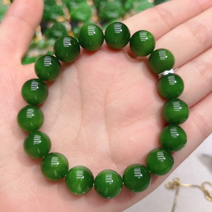 和田玉（碧玉）手串未镶嵌
