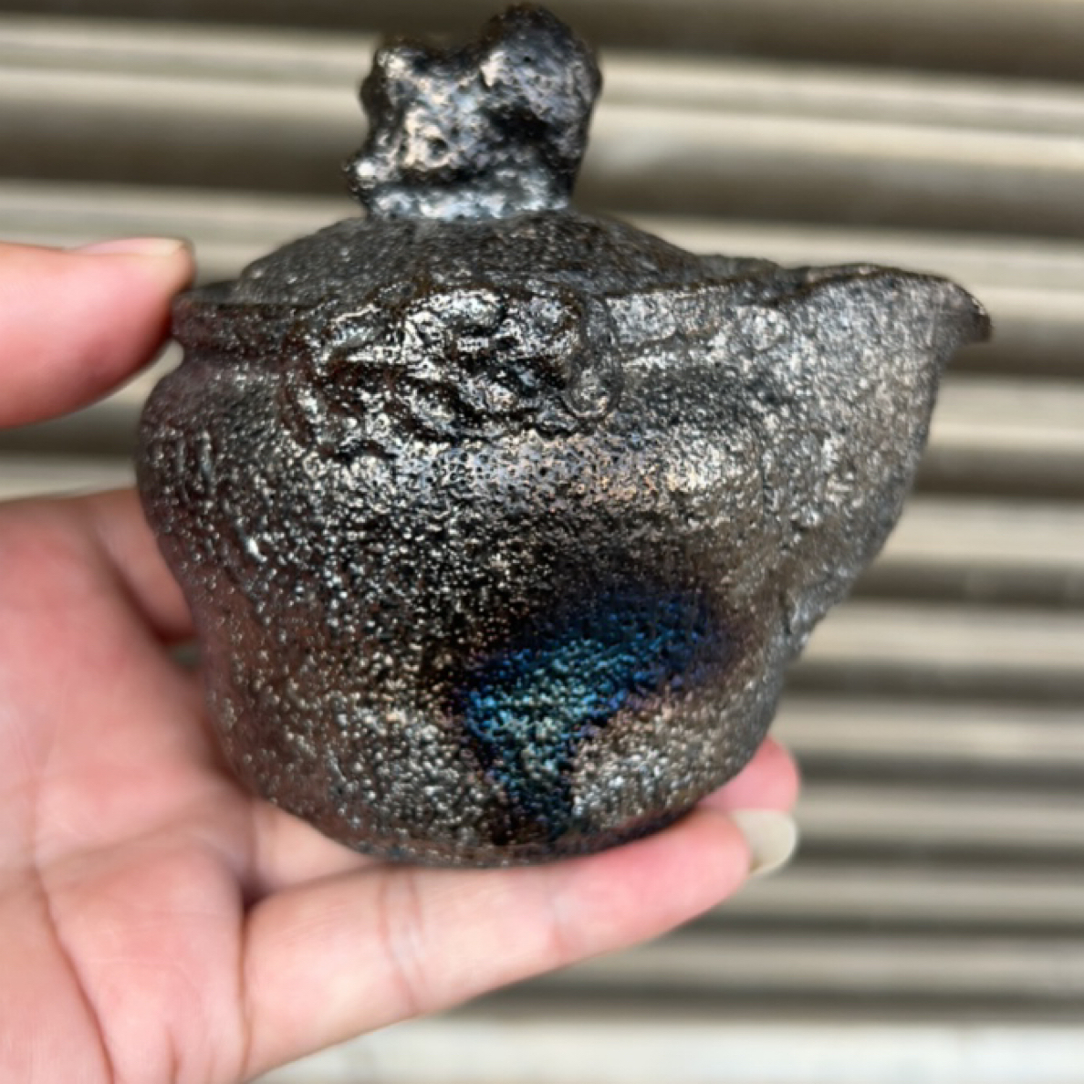 荥经黑砂手工制作明火高温炭烧150cc