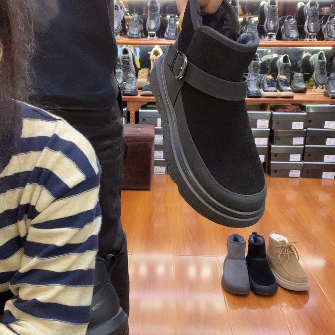 羊剖层皮革新款男士休闲鞋40