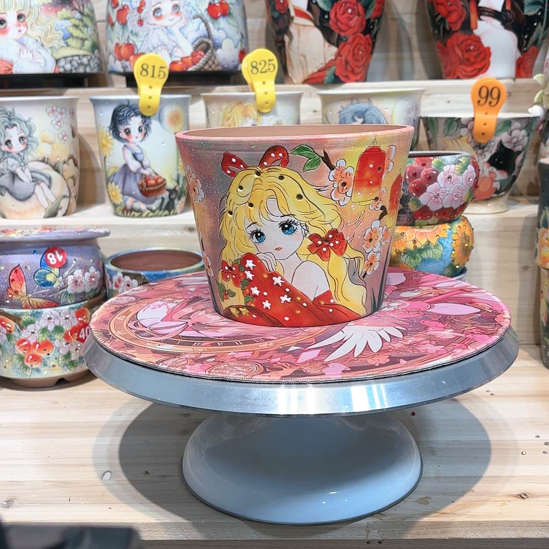 紫砂花盆手工花盆默认微瑕15.5/13微瑕