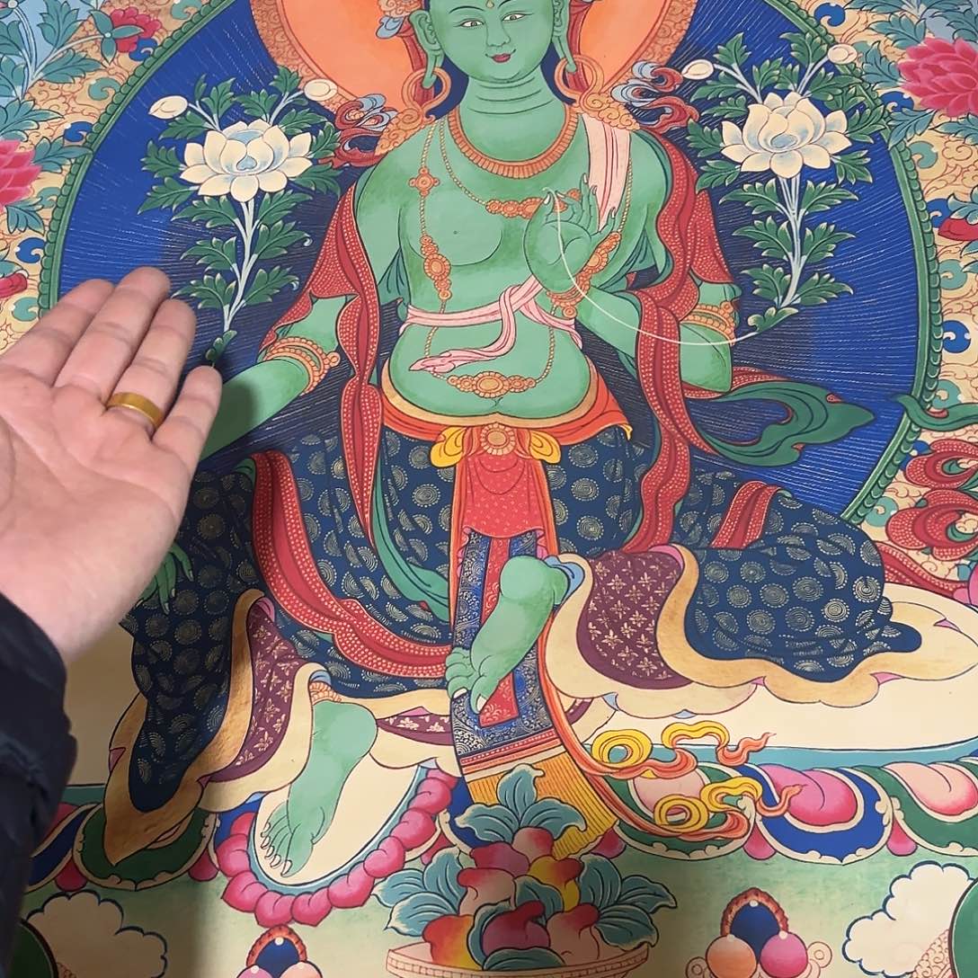 卡纸绿度母 16109++