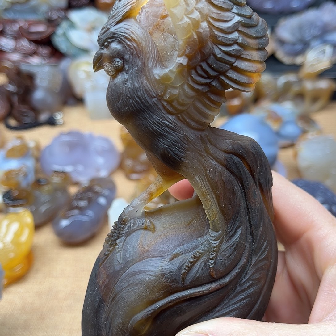 玛瑙/玉髓珠宝奇石未镶嵌浴**生