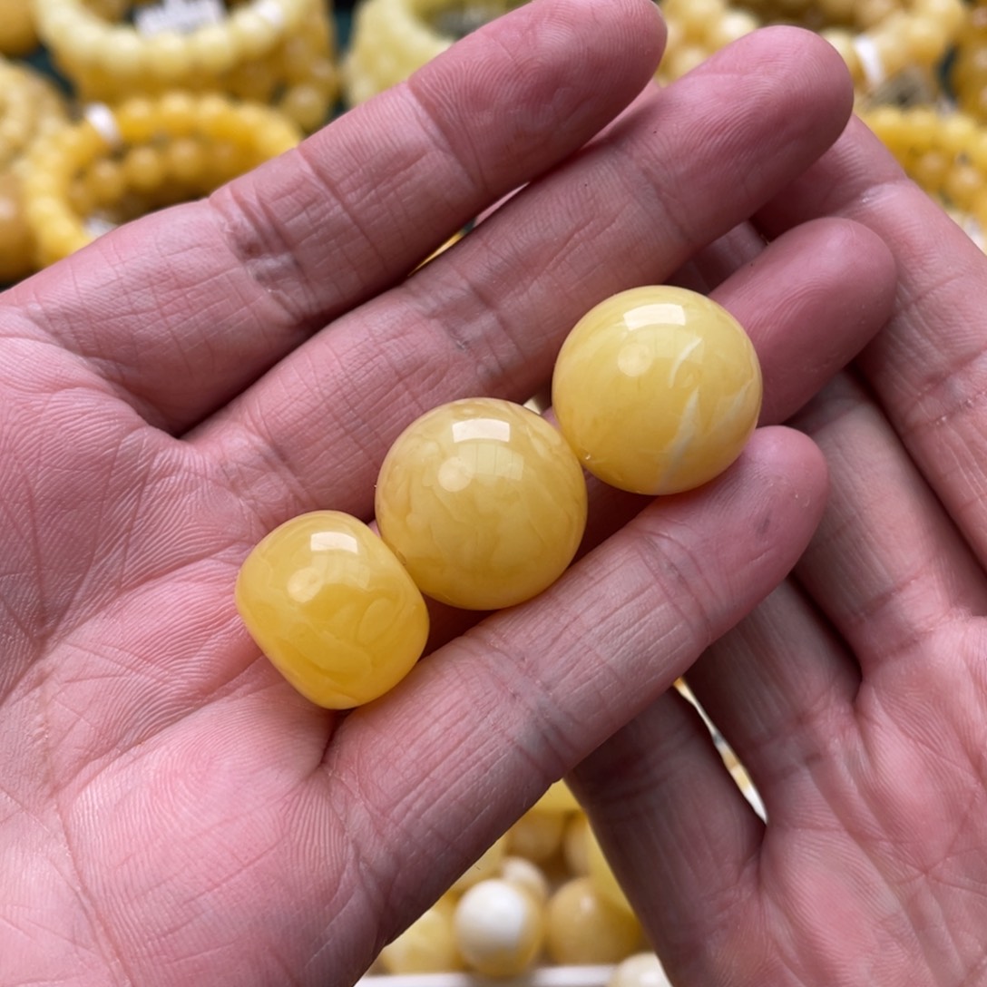 蜜蜡珠宝奇石未镶嵌老*