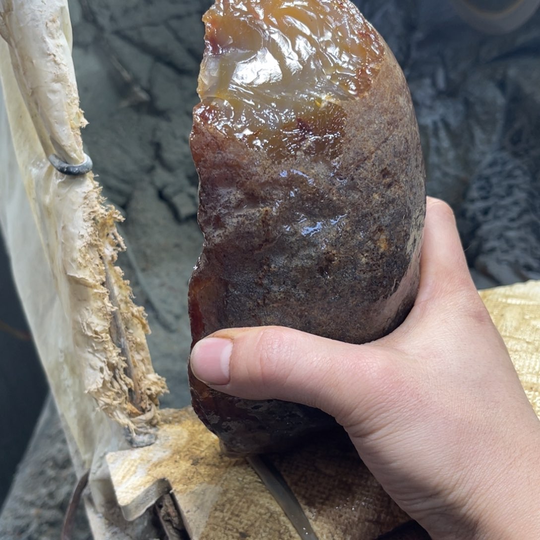 咚***甜定制玛瑙天然玛瑙手镯原石