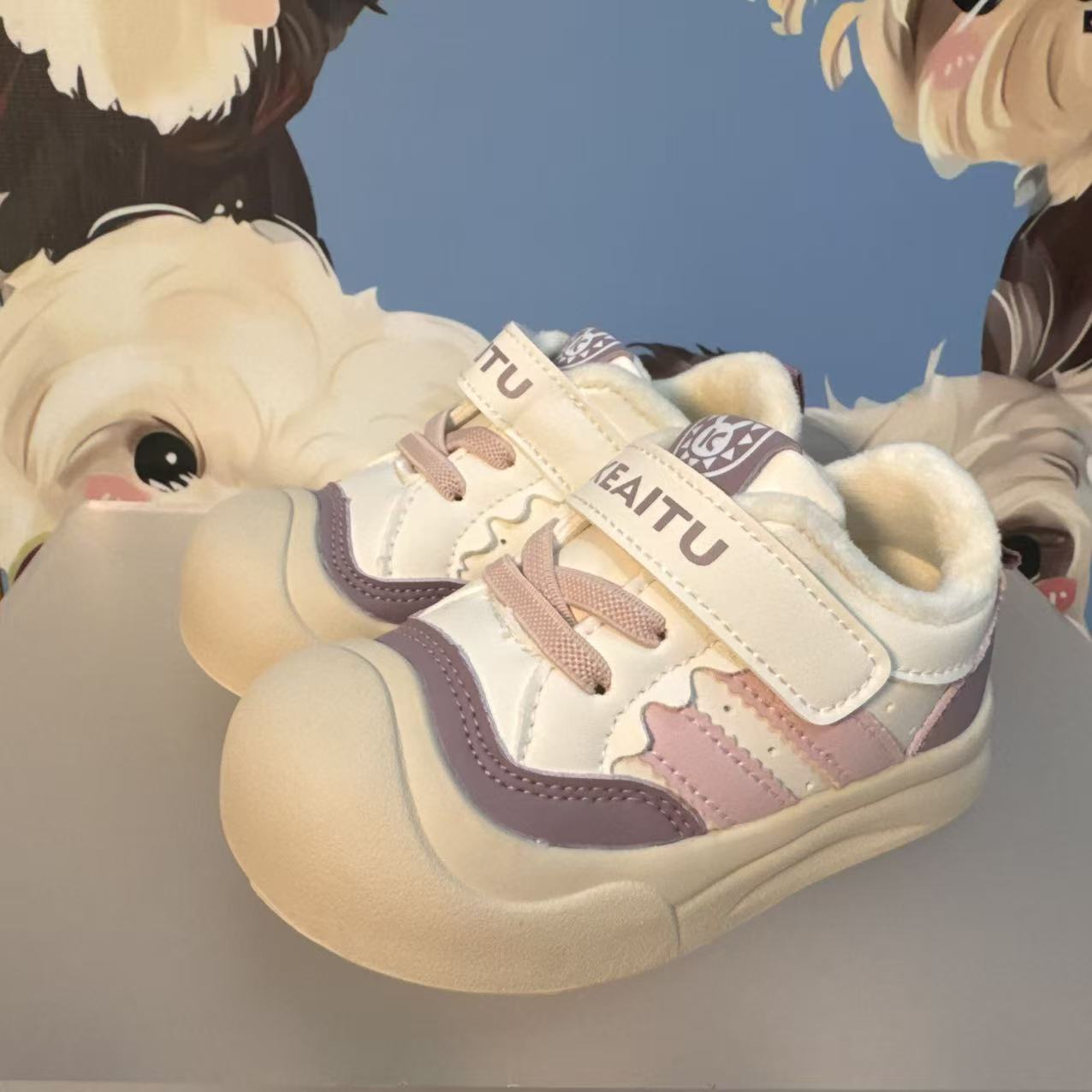 5225机能鞋加棉运动鞋学步鞋男女宝宝鞋子