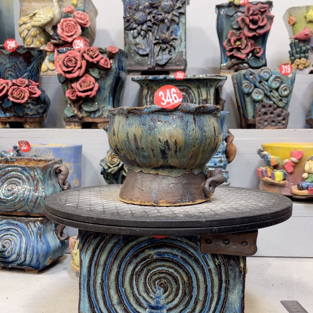 陶瓷微瑕346 号陶然花盆