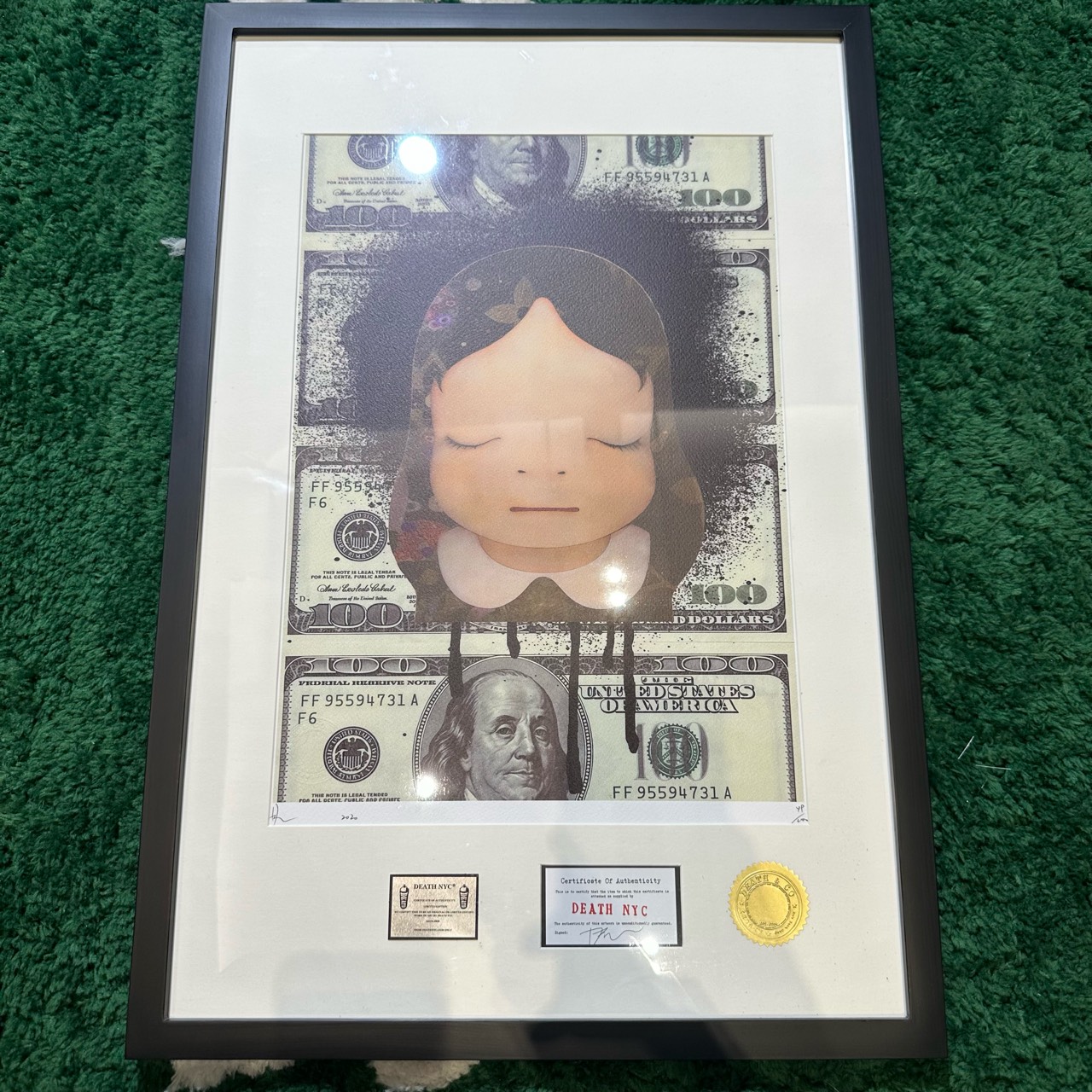 全新未使用 maje Death Nyc 奈良 美智 潮流 版画 49/100