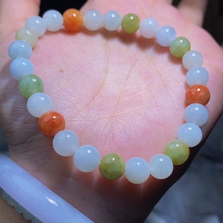 未镶嵌手串翡翠天然缅甸A货翡翠7.3