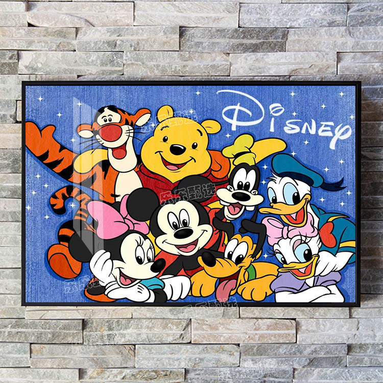 【乐乐甄选钻石画】迪土尼满钻DIY卡通钻石画手工装饰可爱卧室高级