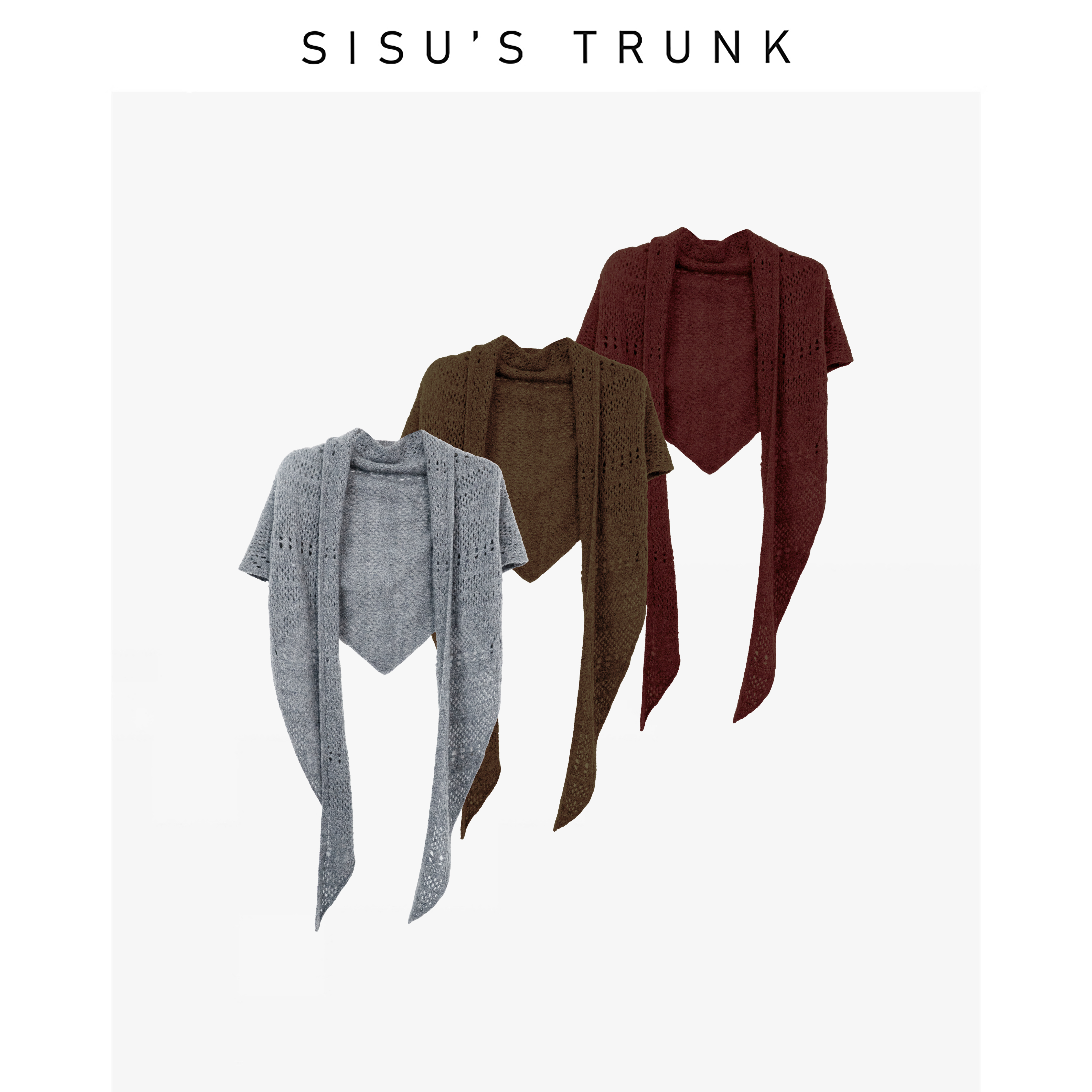 SISU【叠穿搭子】【绵羊毛】 轻奢设计师款披肩