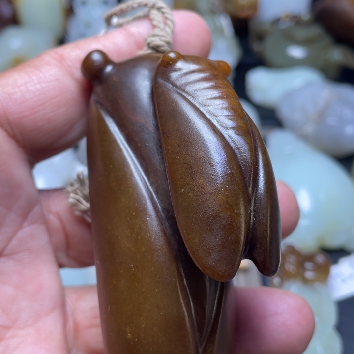 和田玉吊坠(不含链)未镶嵌