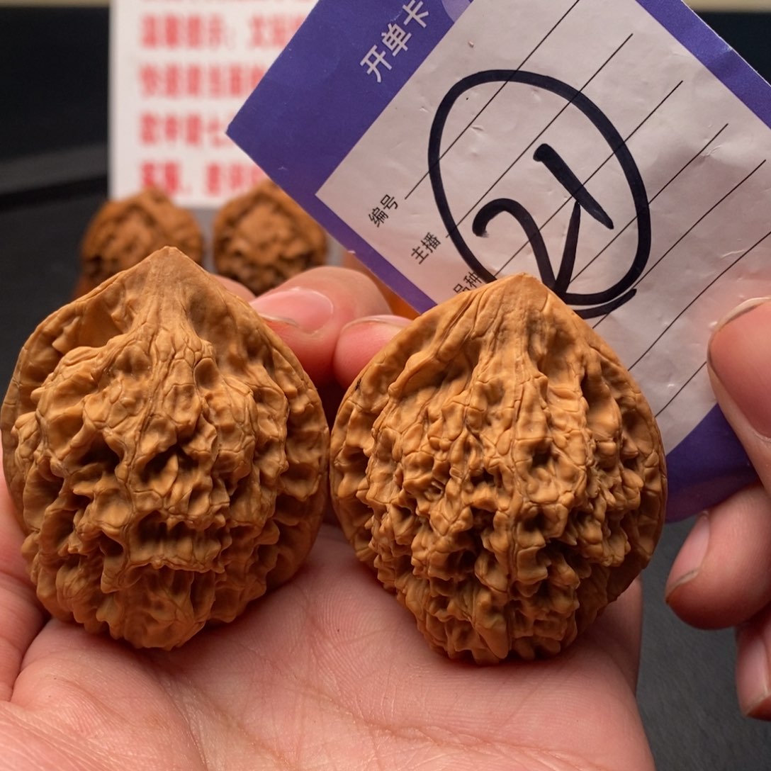 文玩核桃把件44官帽