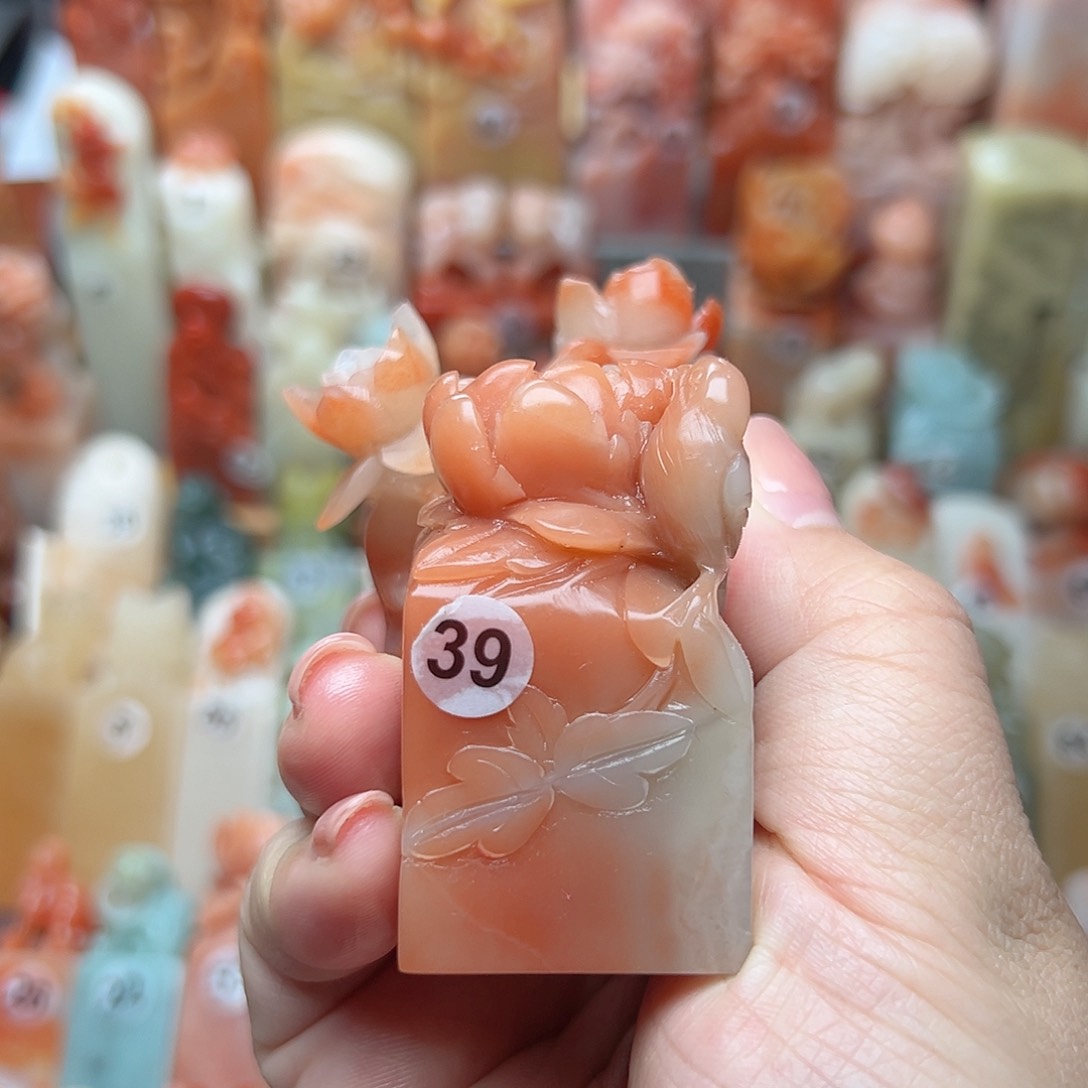 昌化石印石小*女寿山石等