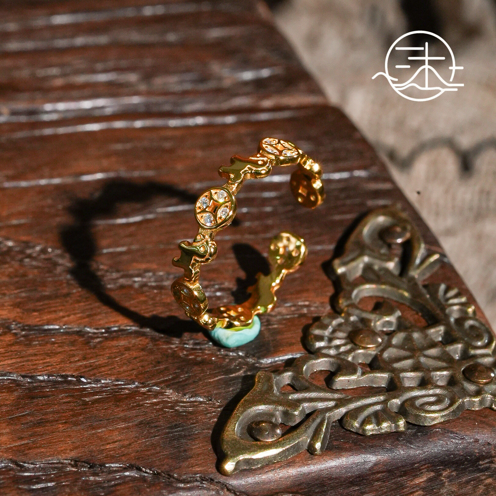 925银戒指 木润【马上有钱】S925银开口戒指（张大奕）