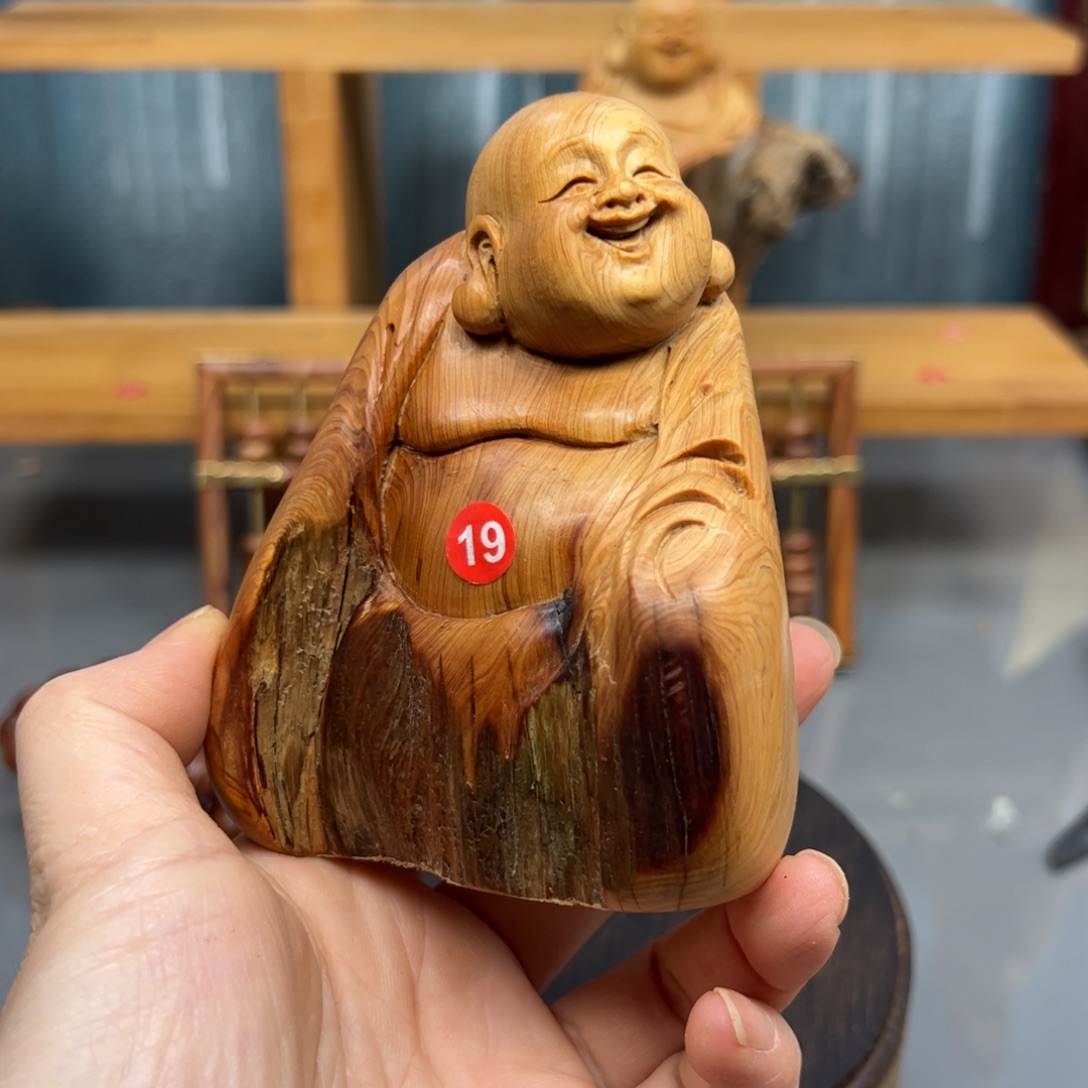 柏木崖柏木摆件手把件，22