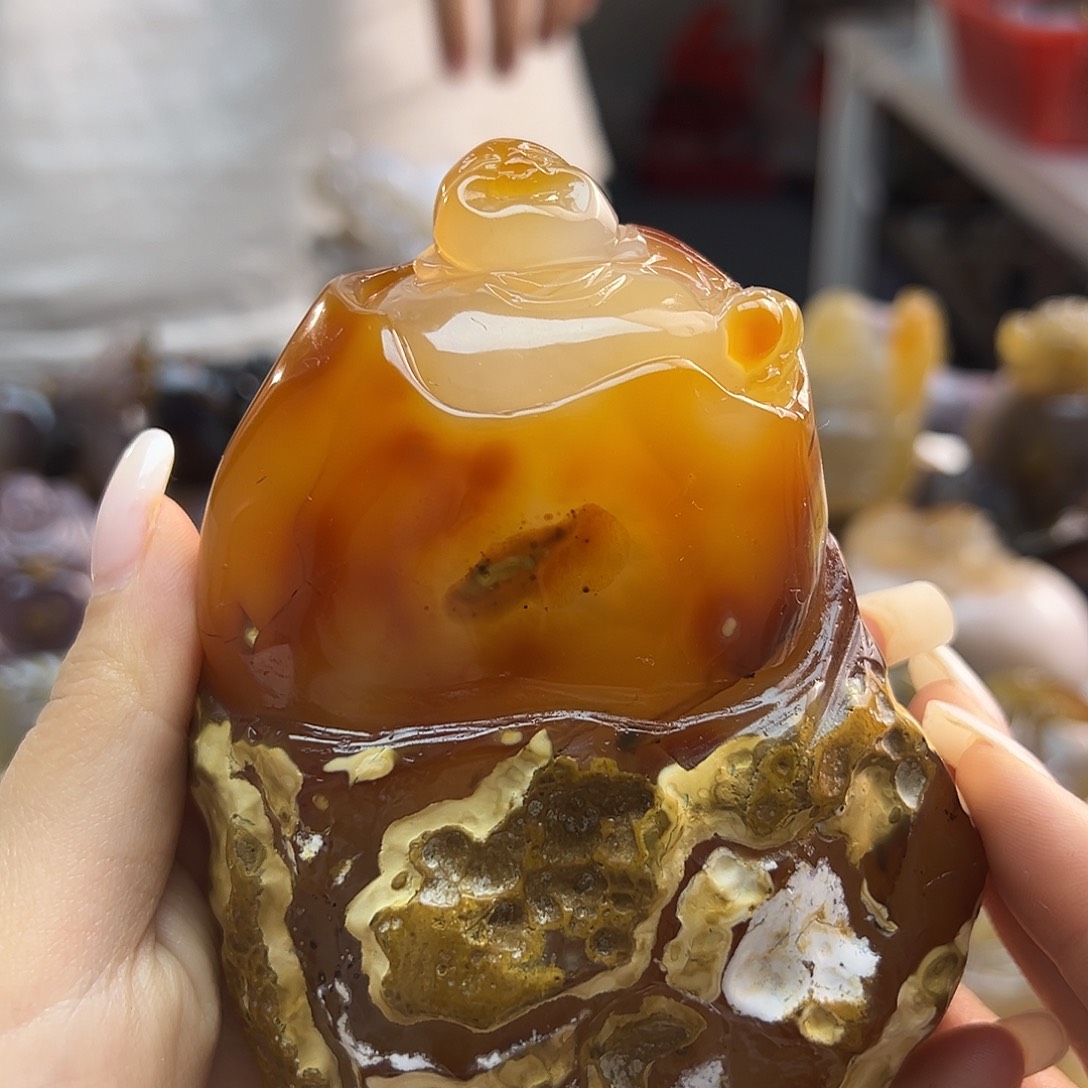 玛瑙/玉髓未镶嵌吊坠(不含链)