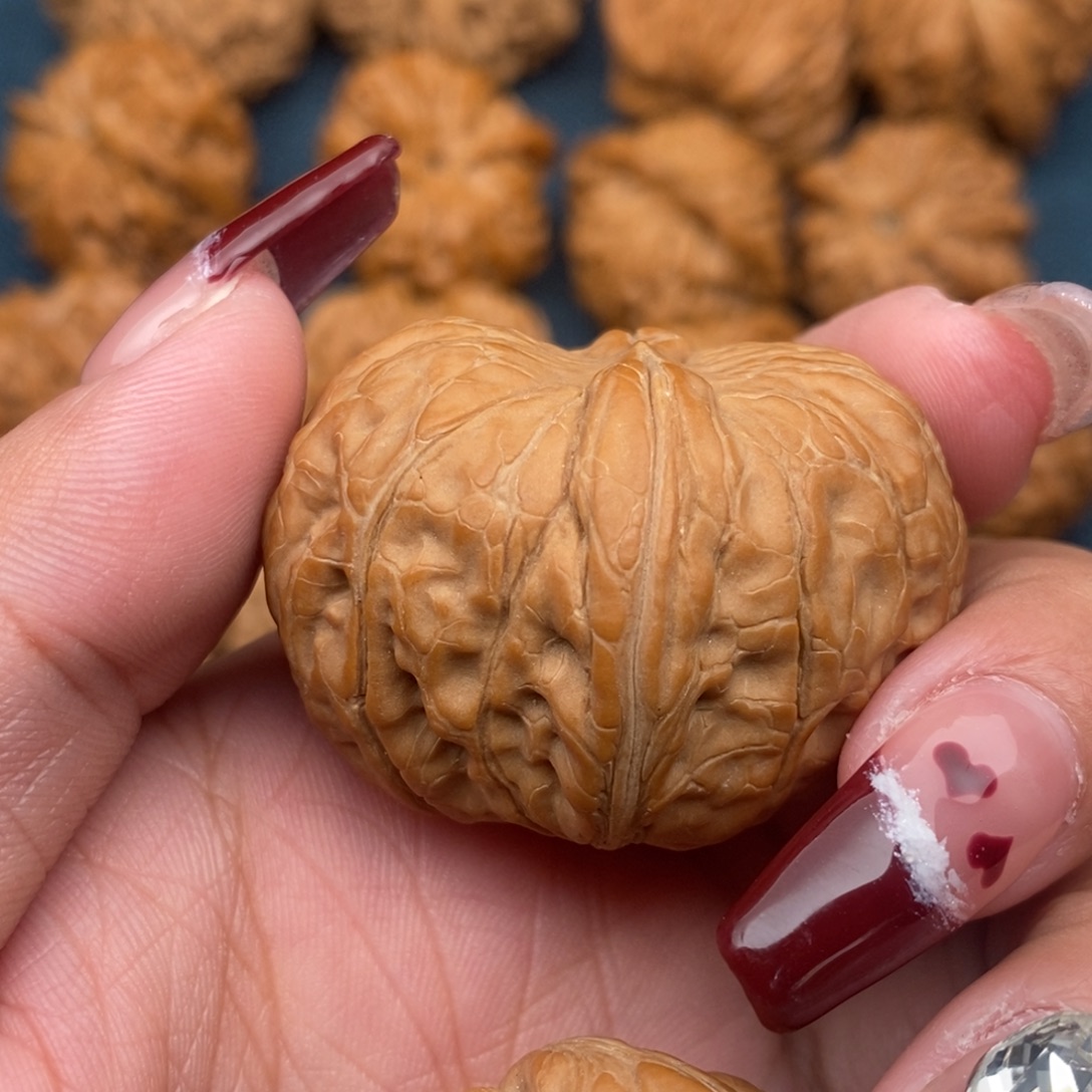 球***5把件文玩核桃41全品元宝。