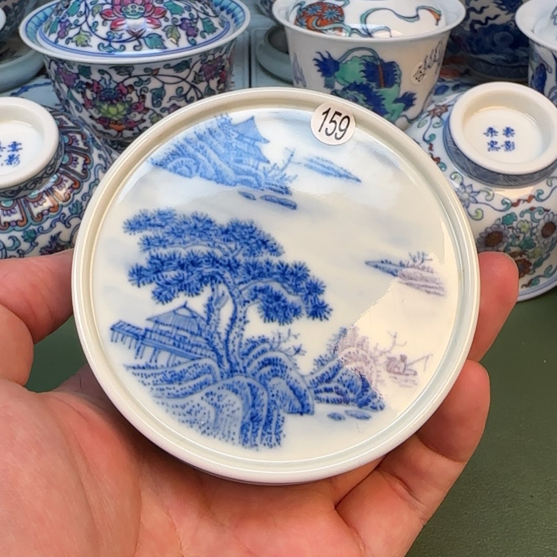 彦祖纯手工手绘茶具159