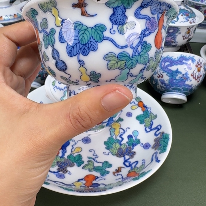 沙沙手工手绘茶具229