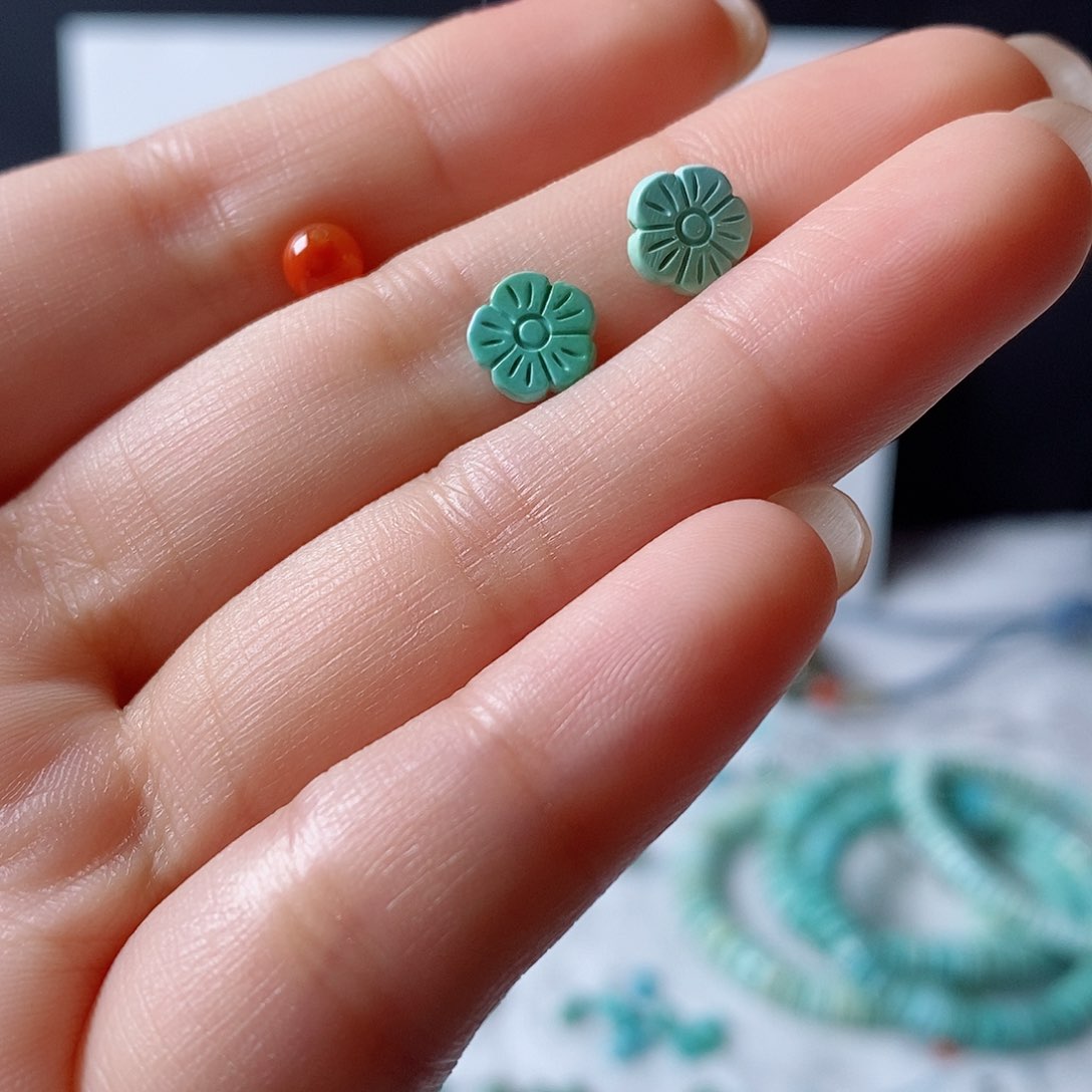 南红玛瑙颈饰未镶嵌