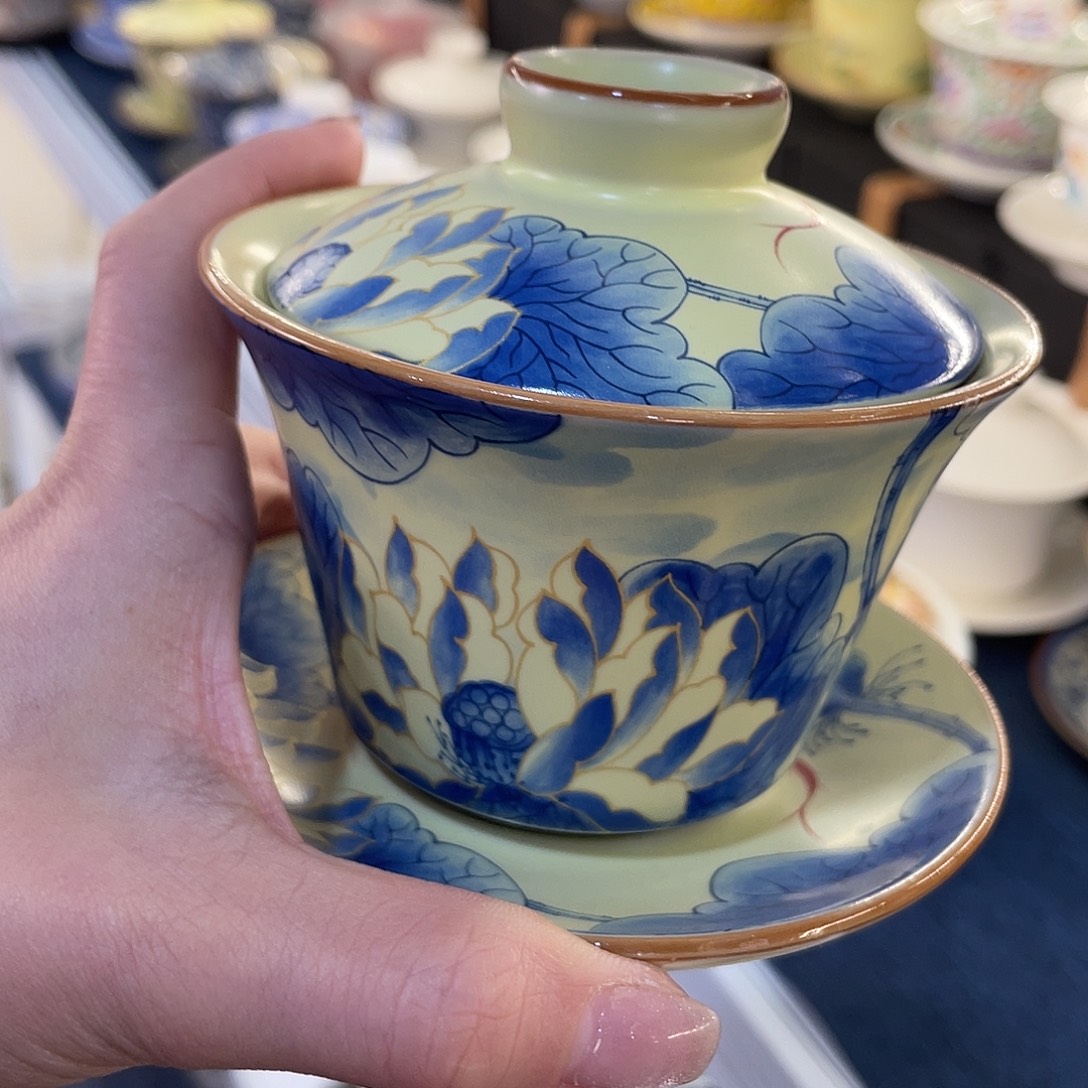 陶景德陶瓷盖碗茶具